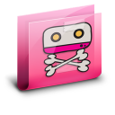 Folder Casette Pink Icon
